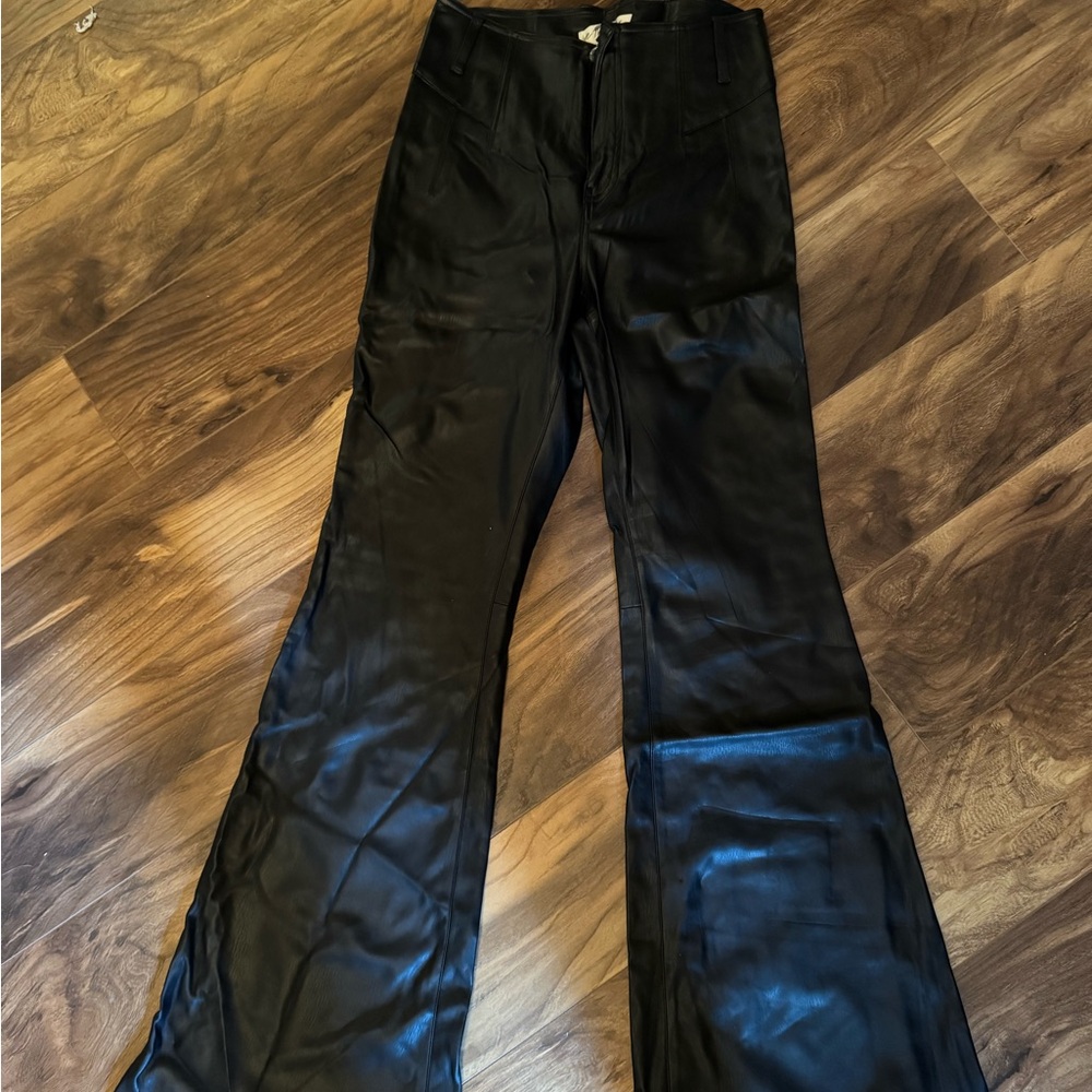 Twenty Sleek Black Flare Pants